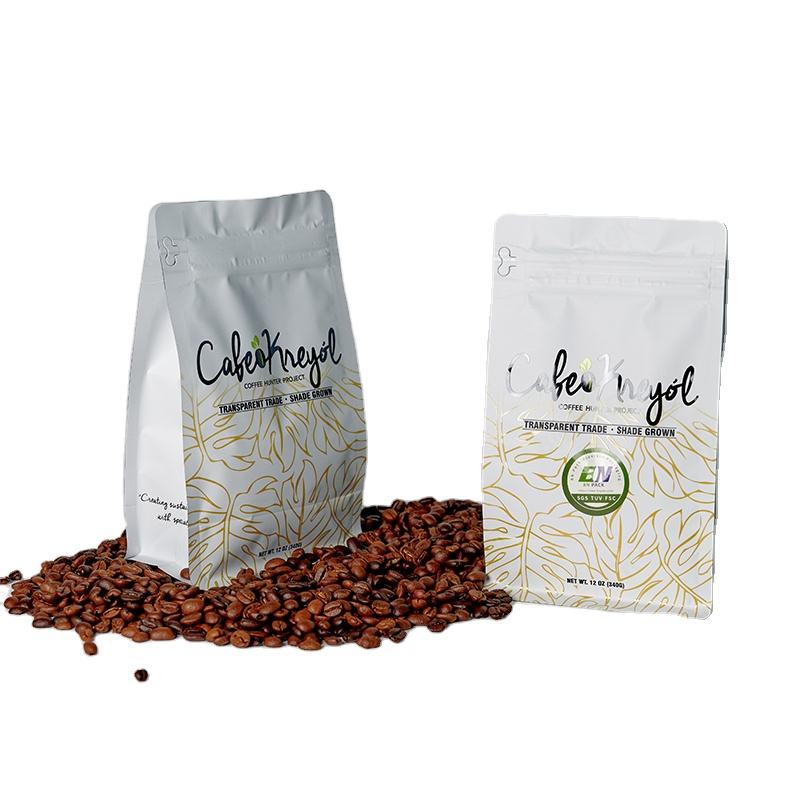 Customizable Reusable Coffee Bag Packaging with Zipper and Reusable ...