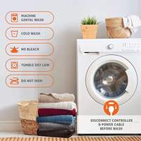 Nouvelle couverture électrique en peluche chauffante épaisse et douce pour adultes