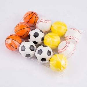 Pelota Antiestrés de Espuma PU de 63mm, Alivia la Presión, Juguete Inflable para la Playa, Certificado EN71, MR42S Deskjoy - Product Image 1