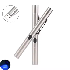Portable Mini 365nm UV Pen Light Flashlight with Clip Black Filter Ultraviolet for Pet Urine Hotel Inspection <strong>Scorpion</strong> - Product Image 1