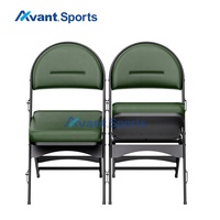 Chaise de banc d'équipe de basketball personnalisée avec logo Avant, chaises de côté de terrain professionnelles, coussin moelleux, siège de banc de joueur emboîtable