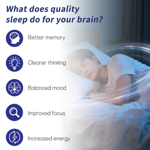 รับผลิตแบบ OEM/ODM อาหารเสริมสมุนไพรช่วยให้นอนหลับสบาย คุณภาพการนอนหลับดีขึ้น ละลายเร็ว แผ่นอมช่วยการนอนหลับ ตัวอย่างฟรี - Product Image 5