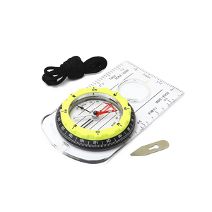 Vente chaude de haute qualité carte plaque de base <span class=keywords><strong>boussole</strong></span> avec déclinaison réglable clinomètre loupe pour randonnée randonnée Camp - Product Image 4
