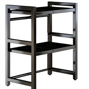 ชั้นวางของในเตาอบไ<span class=keywords><strong>ม</strong></span>โครเวฟแบบพับเก็บได้ทำจากโลหะสำหรับภาชนะใส่อาหาร - Product Image 2