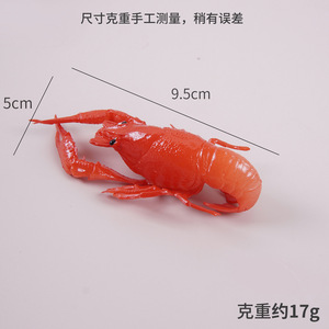 Modèle de crabe simulé, pendentif porte-clés créatif et coloré, jouet modèle de crabe simulé 1:1 - Product Image 5