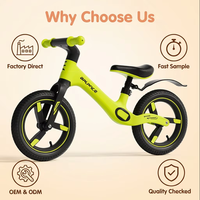 Bicicleta de Equilibrio para Niños con Horquilla Convertible en Bicicleta Regular