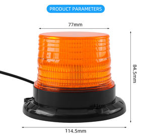 12V Auto Exterior LED Strobe Beacon Roof Suction Cup <b>Magnetic</b> <b>Light</b> Emergency Warning Flashing Safety Lighting Waterproof - Product Image 5