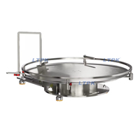 Machine à liquides haute viscosité à plateau tournant pour miel, huile, yaourt, sauce salade, en pot de verre, haute précision, pour petites entreprises