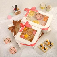 Boîtes d'expédition pour cupcakes en papier blanc recyclable personnalisées en gros avec logo sur mesure
