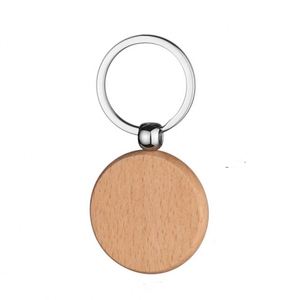 Wholesale Custom Logo Diy Gifts Handmade Keychain Wooden <b>Key</b> Tag With <b>Split</b> <b>Ring</b> <b>Key</b> Chain - Product Image 4