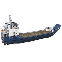 Grandsea 65m LCT Vessel Container Cargo Ship RORO Car Ferry Landing Craft Barge Ship for Sale