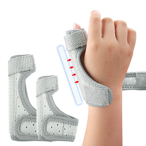 Nefes alabilen çocuk başparmak desteği bilek desteği ateli başparmak spika <span class=keywords><strong>immobilizer</strong></span> tendon destekleyici düzeltici ayarlanabilir el desteği - Product Image 5