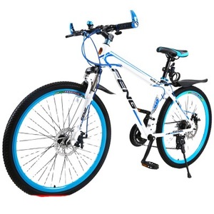<span class=keywords><strong>Vélo</strong></span> de montagne 29 pouces en acier et alliage d'aluminium, 27 vitesses, bleu, en promotion - Product Image 5
