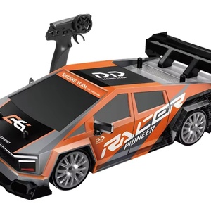 Voiture RC de drift SJY-8601-8603/8601E-8603E 1/24 4x4 30km/h 4 canaux avec lumières LED, gyroscope, 2.4Ghz, jouet électrique en métal, cadeau pour garçons - Product Image 3