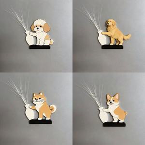 Mini Cat Whisker Vase Holder Ceramic Desk Ornament Cartoon Style Decor For Home Office Gift Birthday - Product Image 4
