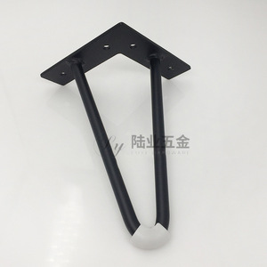 Pieds de meubles Luye Hardware en fer noir mat titane 10-40cm pour table basse, bureau d'étudiant - Product Image 3