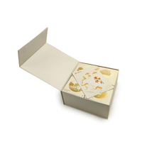 Boîte-cadeau de luxe en cuir, à main, avec motif gravé, impression de qualité, pour festival, dessert, gâteau, mooncake, personnalisation