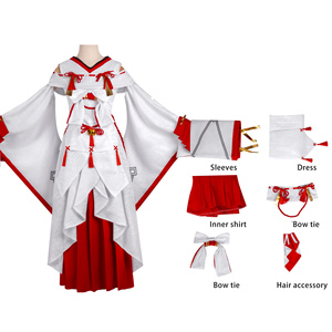 Costume de cosplay d'anime Dragon Kassel's Gate Shangshan Painted Pear pour femme adulte, ensemble complet en polyester - Product Image 5