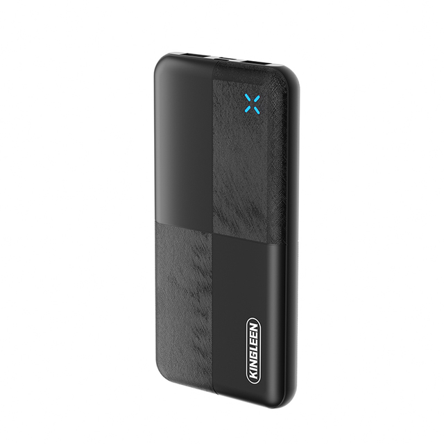 KINGLEEN G03 Portable Charger High Capacity 10000mAh Power Bank LED 10W Outdoor Phone Charging Hot Selling Micro USB Input