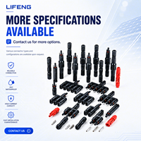 Connecteurs de branche de type T PV 1000V/1500V 50A 1/2/3/4/5 parallèles IP67 en cuivre étamé pour système solaire