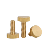 Vis à molette moletée DIN 653 en laiton usiné CNC, plaqué zinc, oxyde noir, plaqué argent, grades 5.8-12.9, vente en gros