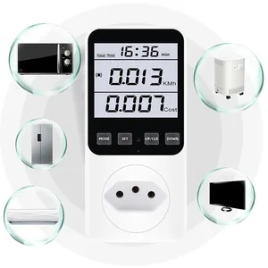 มิเตอร์ไฟฟ้าดิจิตอล HEDAO 220V/120V AC วัตต์มิเตอร์แบบเสียบปลั๊ก วัดกำลังไฟฟ้า วัตต์ หน่วยกิโลวัตต์ชั่วโมง วัสดุ ABS สำหรับวิเคราะห์การใช้พลังงาน OEM - Product Image 4