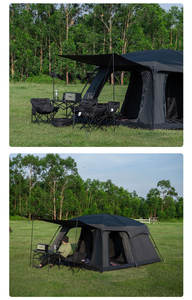 <span class=keywords><strong>Tente</strong></span> familiale imperméable en tissu Oxford pour 5, 8 ou 12 personnes, avec deux chambres et un séjour, pour le camping en plein air, quantité minimale de commande faible, personnalisable. - Product Image 3