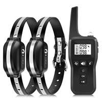 Wiederauf lad bares Vibration Beeper Collar Fernbedienung Anti-Bark Shock Dog Trainings halsband