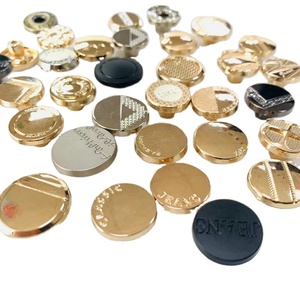 High Quality Shiny Gold Zamark Alloy Demin <strong>Button</strong> <strong>Custom</strong> logo Jeans <strong>Button</strong> for Jeans - Product Image 2