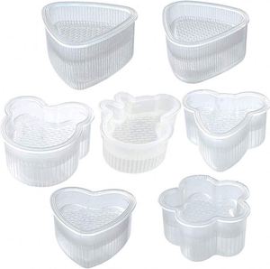 Kit de 8 Moldes para Onigiri, Molde para Hacer Bolas de Arroz Antiadherente, Moldes para Musubi Libres de BPA con Múltiples Formas - Product Image 1