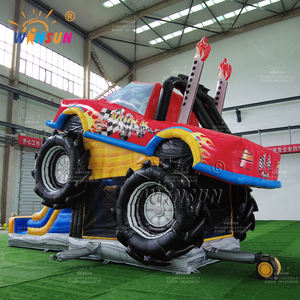 Château Gonflable Winsun Monster Truck avec Toboggan pour Aire de Jeux Extérieure - Usage Commercial, Taille Personnalisée, Installation Facile - Product Image 3