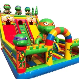 Günstige Bounce Houses Kinder Hindernis Spiel Combo Castle aufblasbare Bouncy Slide Jump Bounce House
