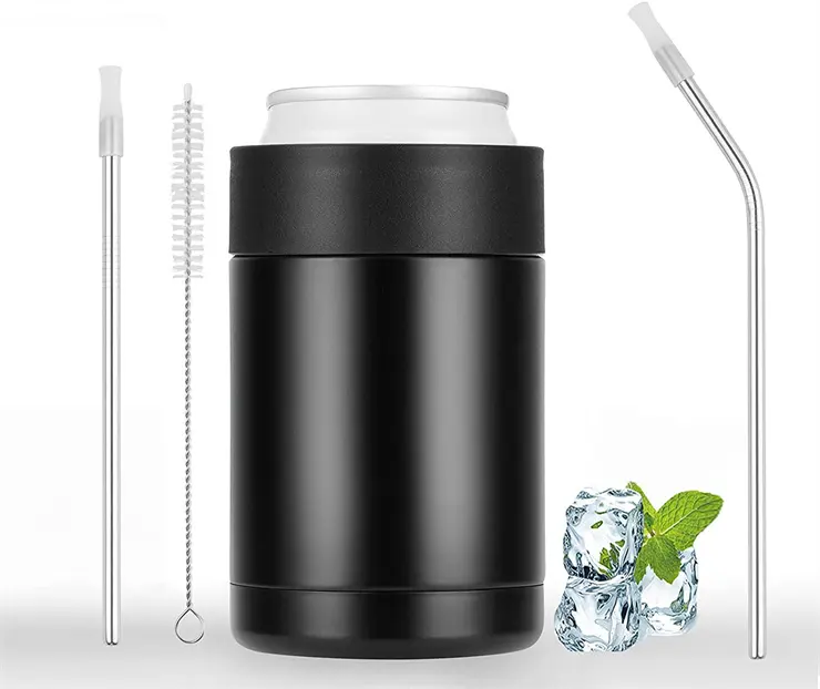 Refroidisseur Standard pour bière et Soda, en acier inoxydable 304, 12oz, ensemble de boissons, porte-boisson isolé sous vide, à Double paroi