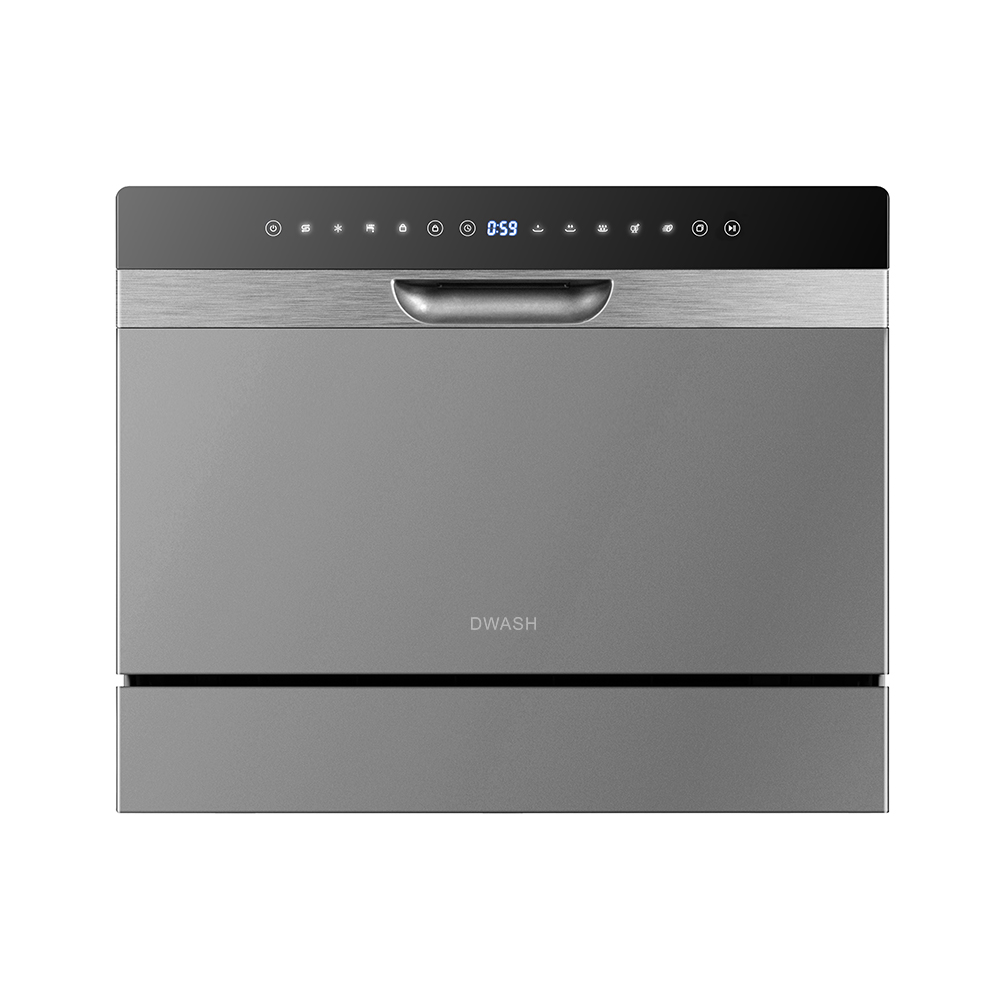 Mini Portable Dishwashers Counter Top Smart Dish Washer Desktop Machine 3 in 1 Free Installation