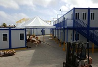 Maison préfabriquée à faible coût imperméable à l'eau minuscule préfabriqué conteneur bureau Kit cabine conteneur maison