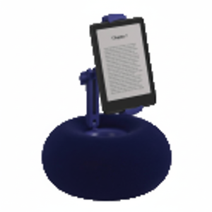 Supporto per cuscino in plastica blu compatibile con tutti gli e-reader e tablet della serie Kindle - Product Image 1