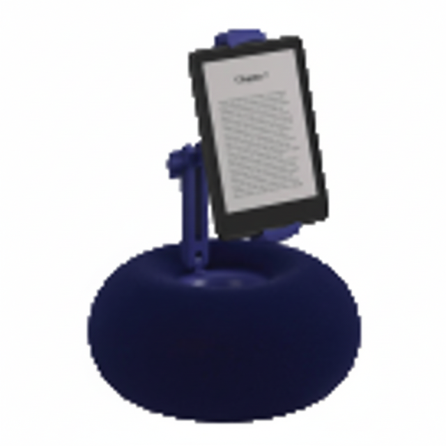 Blue Plastic Pillow Stand for All Kindle Series E-Readers and Tablets