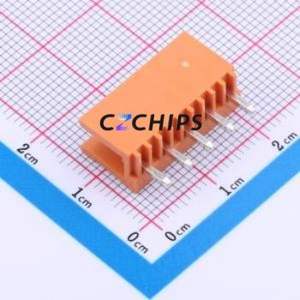 JL396V-39605O01 Plug-in Terminal Block Through hole,P=3.96mm Connector Board-to-Board / Socket - Open 1x5P 3.96mm Orange - Product Image 2