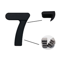 Barra de pesas de silicona con forma de 7 palabras, nueva, para yoga, fitness y deportes, equipo de entrenamiento con peso