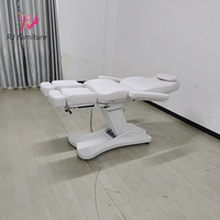Meubles de salon de beauté modernes, table de massage électrique de luxe blanche, SPA, tatouage, esthéticienne, soin du visage, lit à jambes séparées, lit pour les cils