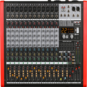 Mezclador de Audio BMG E-16 MP3 de 16 Canales con Consola USB, Depuración de Sonido, Producción Musical, Uso Profesional en Escenarios - Product Image 6