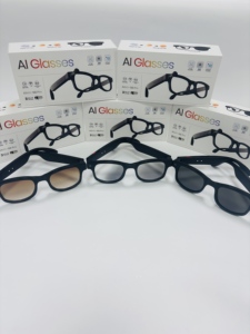 AIMB-G2 Pro AI Smart Camera Glasses 8MP 1080P Video WiFi Gemini ChatGPT Translation Voice Control Touch Swipe - Product Image 1