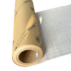 Papier Kraft résistant à la peinture renforcé avec du tissu tissé PE comme film protecteur de sol décoratif, emballage de meubles - Product Image 1