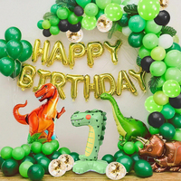 Ballons en aluminium géants en forme de chiffres animaux mignons pour fêtes d'anniversaire d'enfants - Vente en gros