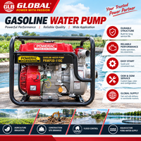 Pompe à eau auto-amorçante GLB 212cc 7HP, hauteur de refoulement 75M, conception centrifuge basse pression pour l'irrigation agricole et le drainage des fermes