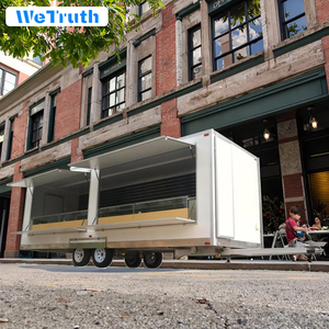 Carro eléctrico para perritos calientes con refrigeración para el mercado nocturno, camión de comida orgánica para ensaladas, furgoneta de panadería sin gluten - Product Image 1