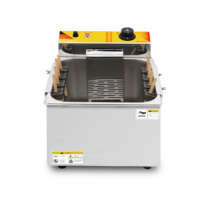 Friteuse électrique 2500W pour hot-dog et fromage, nouveau design, appareil commercial avec marquage ce
