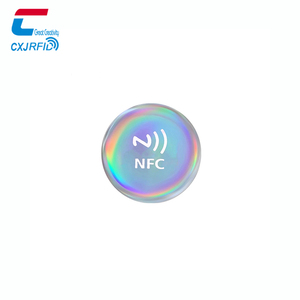 Étiquette Nfc imprimée personnalisée Étiquettes à bulles Nfc époxy en PVC pour partager des profils de contact sur les médias sociaux - Product Image 3