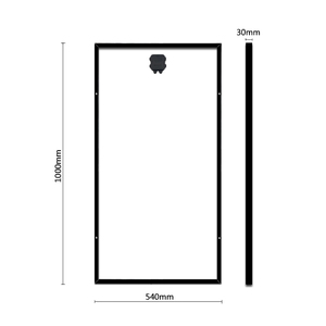 DongSun 100w mono panel solar de alta calidad precio barato <span class=keywords><strong>para</strong></span> la batería de 12V marco negro - Product Image 5