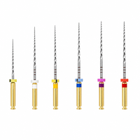 File Rotary Endo Elastis Niti Super Silver Multiple Taper Heat Activated Nickel Titanium untuk Saluran Akar Gigi